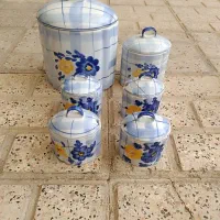 سرویس گل پنبه‌ای در حد نو