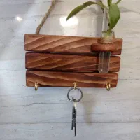 جا کلیدی و آویز چوبی|صنایع دستی و سایر لوازم تزئینی|پاکدشت, شهرک امام رضا|دیوار