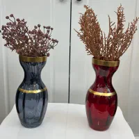 گلدان شیشه ای گل مصنوعی کادو هدیه شب چله یلدا