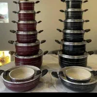 سرویس ۱۴ پارچه قابلمه هلنا|ظروف پختوپز|اصفهان, ابر|دیوار