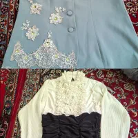 یک کت و ماکسی دخترانه