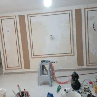 نصب گچبری ابزار پیش ساخته قاب بندی ترمووال|خدمات پیشه و مهارت|تهران, مرزداران|دیوار