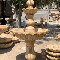 حوض حیاط آبنماباغی گلدان راهبند مجسمه