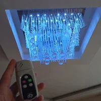 دو عدد لوستر ال ای دی لوکس با کنترل