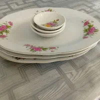 ظرف گل سرخی|ظروف سرو و پذیرایی|فریدون‌کنار, |دیوار