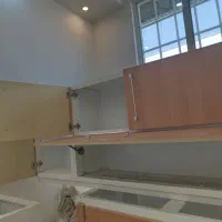 کابینت آشپزخانه فلزی با درب روکش طرح چوب رنگ روشن|مصالح و تجهیزات ساختمان|لنجان, |دیوار