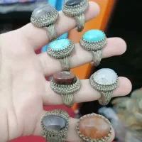 تابلو نقاشی (حراج انگشتر سنگ طبیعی و معدنی)|تابلو، نقاشی، عکس|برازجان, |دیوار