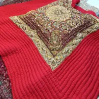 لحاف کرسی تالشی 3 در 3 سلطنتی دست دوز با لوازم|رختخواب، بالش، پتو|تهران, شهید رجایی|دیوار