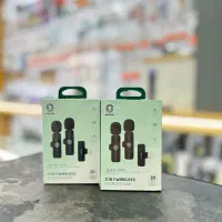 میکروفون بی‌سیم تولید محتوا گرین green microphone|لوازم جانبی موبایل و تبلت|شیراز, باغ تخت|دیوار