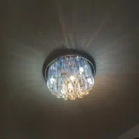 یک جفت لوستر سقفی سالم،هشت عدد لامپ میخوره