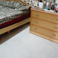 سرویس خواب چوب طلایی|تخت و سرویس خواب|قم, باجک دو|دیوار
