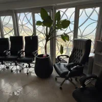 ست میز و صندلی مدیریتی مشکی