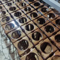 استند گلدان چوبی|گل و گیاه طبیعی|شریفآباد, |دیوار