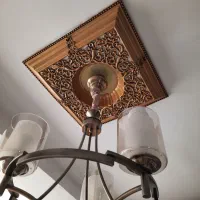 لوستر حبابی سه شاخه