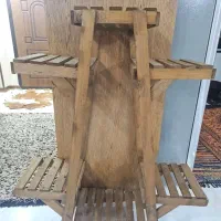 دو عدد استند چوبی گل سایز بزرگ