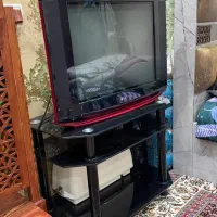 فروش تلوزیون ۲۹ اینچ و زیر تلوزیونی تمام شیشه