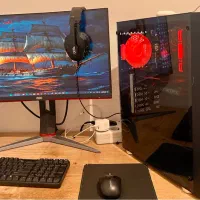 سیستم گیمینگ با مانیتور و تجهیزات|رایانه رومیزی|کرج, کیانمهر|دیوار