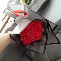 دسته گل روبانی اکلینی شیک