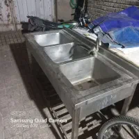 سینک صنعتی ۳لگن
