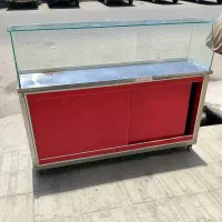 میز کار  استیل انبار دار کانتر استیل