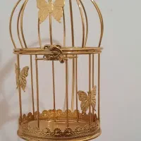 دکوری قفس ، گلدان سرامیکی، دیوار کوب سه تیکه