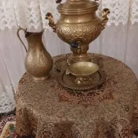 سماور|سماور، چای‌ساز، قهوه‌ساز|نیمروز, |دیوار