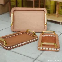 سینی چوبی مهره دار