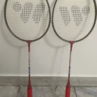 یک جفت راکت بدمینتون wish در حد نو همراه با کاور