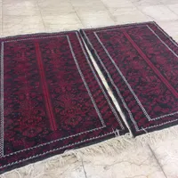 یک جفت قالیچه دستبافت آنتیک و نو