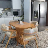 میز ناهار خوری 4نفره تمام راش