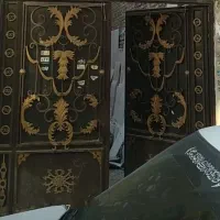 درب آهنی حیاط