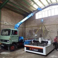 جرثقیل خاور 3تن نیسان 2تن کفی دار شبانه روزی|خدمات حمل و نقل|شیراز, قالیشویی|دیوار