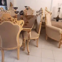 مبل  ۹ نفره ناهارخوری کنسول|مبلمان خانگی و میز عسلی|تهران, منیریه|دیوار