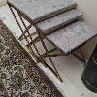 میز عسلی نو جدید فلزی طلایی|مبلمان خانگی و میز عسلی|ری, منصوریه منگل|دیوار