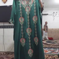 ماکسی آب طلا نگین کاری  هستن  سایز بندی موجوده|لباس|آبادان, |دیوار