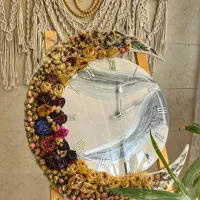 ساعت دیواری رزینی.طرح خاص و زیبا