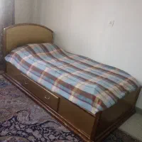 تختخواب یکنفره باتشک محکم