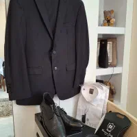 ست کامل کت و شلوار ادرای و رسمی مشکی