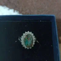 انگشتر فیروزه اصل نقره