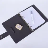 دفتر کلاسور پاستلی چرمی ۱۰۰ برگ خط دار کیفت|لوازم التحریر|تهران, جی|دیوار