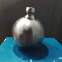 یک عدد توپی علم|کلکسیون اشیاء عتیقه|قرچک, مهدیه|دیوار