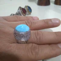فیروزه نیشابوری طبع بالایه یاقوت کبود آفریقایی|جواهرات|مشهد, ثامن|دیوار