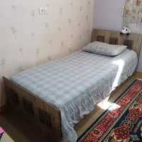 تخت خواب و میز تلویزیون mdf