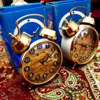 ساعت دو کوک رومیزی عتیقه ۵۰ سال آکبند واقعی خشک|کلکسیون اشیاء عتیقه|تهران, فرمانیه|دیوار