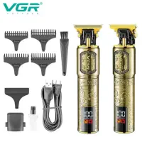 ماشین اصلاح خط زن صفرزن سر صورت بدن شارژی VGR فلزی