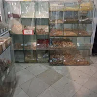 دکور آخوری، جا آجیلی،  استند شیشه ای، ظرف حبوبات