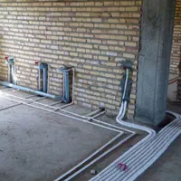 تاسیسات لوله کشی موتورخانه سرویس مشعل.جوشکاری منبع|خدمات پیشه و مهارت|سنندج, |دیوار