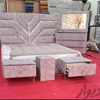 تختخواب. سرویس خواب.تخت خواب لاریسا|تخت و سرویس خواب|خرم‌آباد, |دیوار