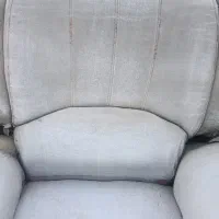 مبل سه تکه کلافه سالم (مناسب تعمیر یا باغ کارگاه