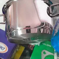 قابلمه ۲ تایی تمام استیل کودک ضخیم زوپینی ترکیه|ظروف پخت‌وپز|اردبیل, |دیوار